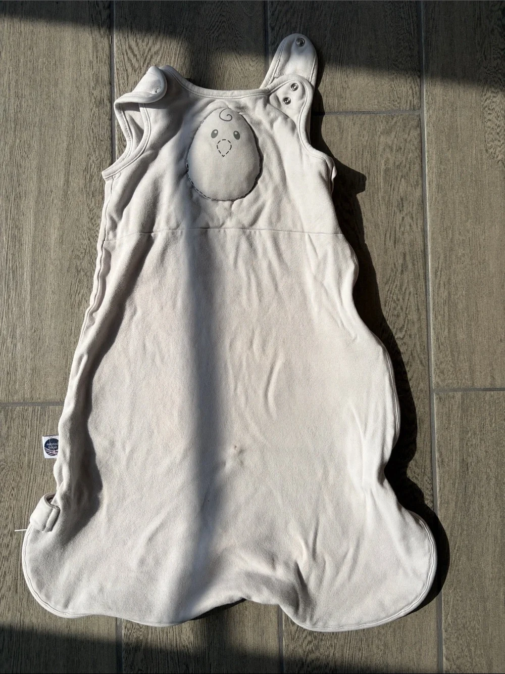Nested Bean Cream Sleep Sack with Chick Applique
